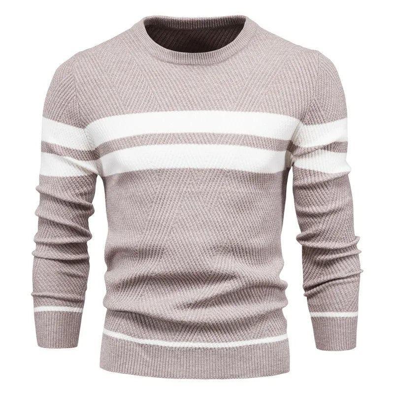 ROBIN - Patchwork-Pullover mit langen Ärmeln