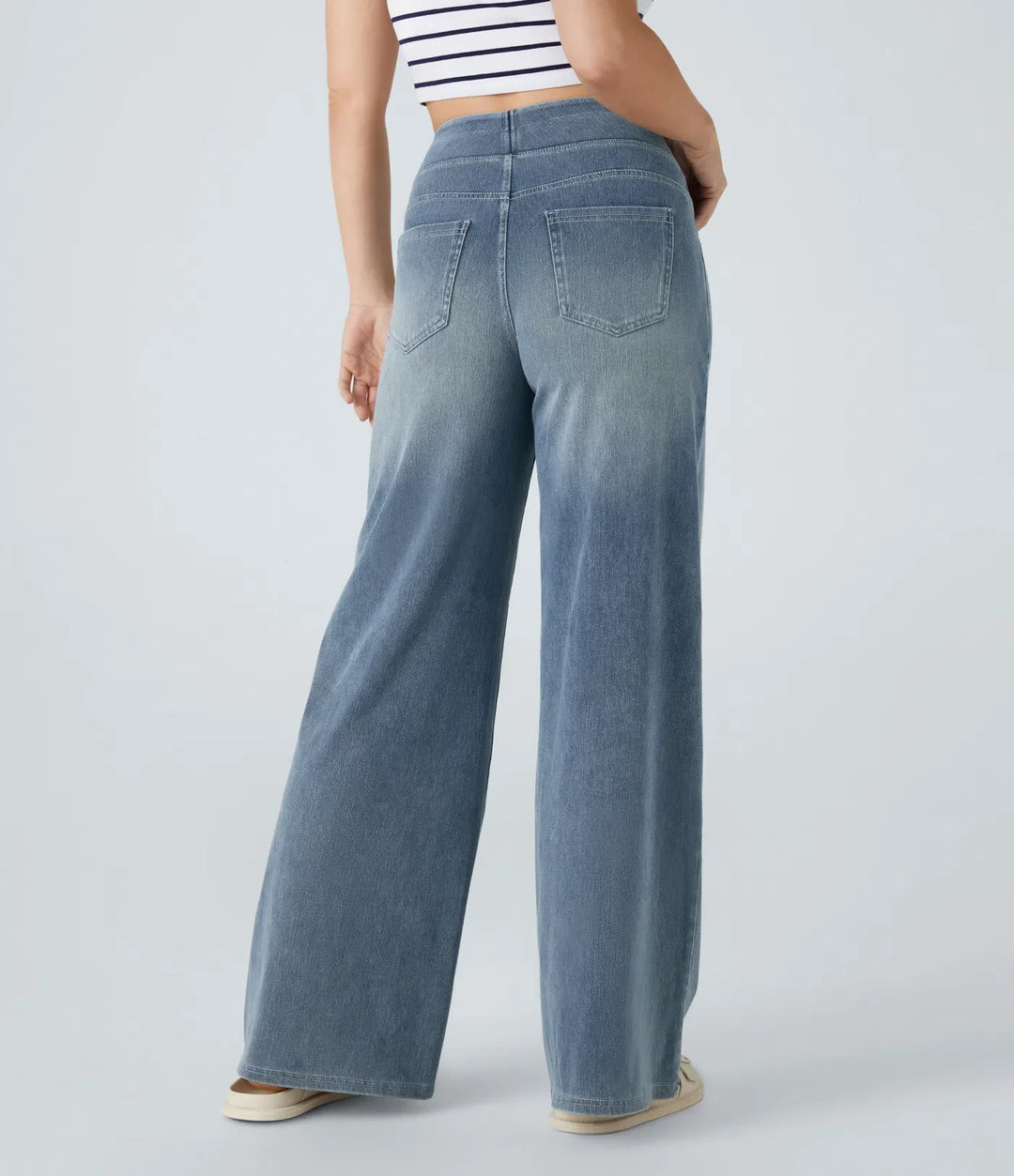 ELLA - Elastische Hose mit hoher Taille