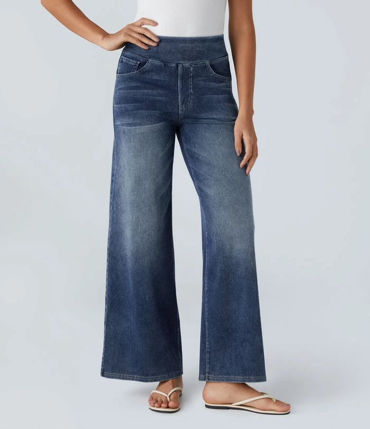 ELLA - Elastische Hose mit hoher Taille