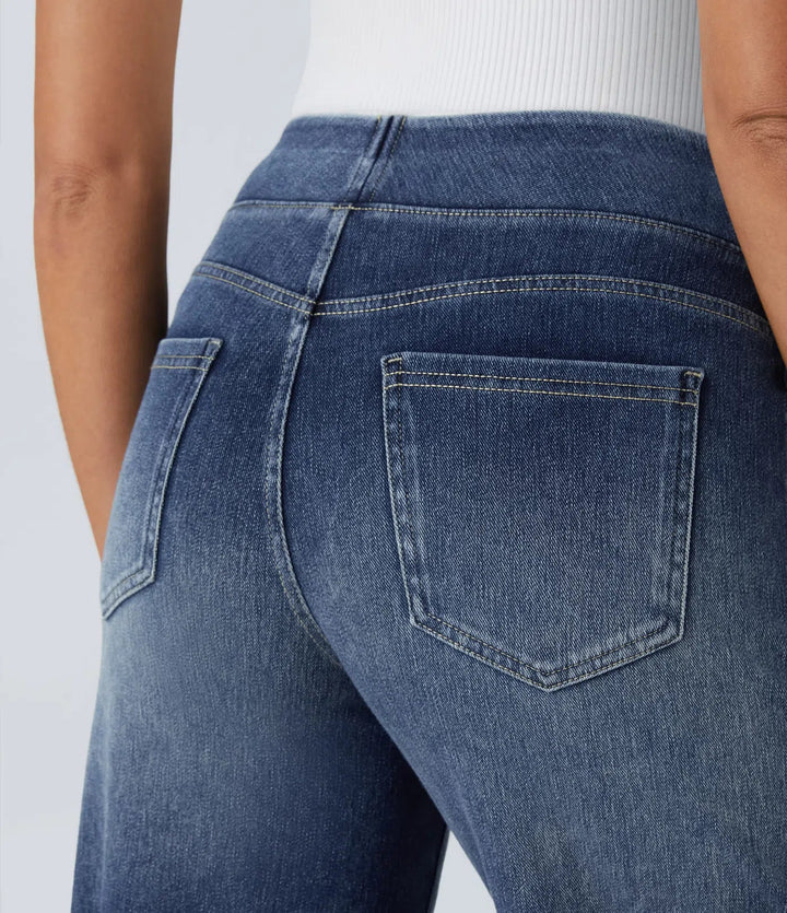ELLA - Elastische Hose mit hoher Taille