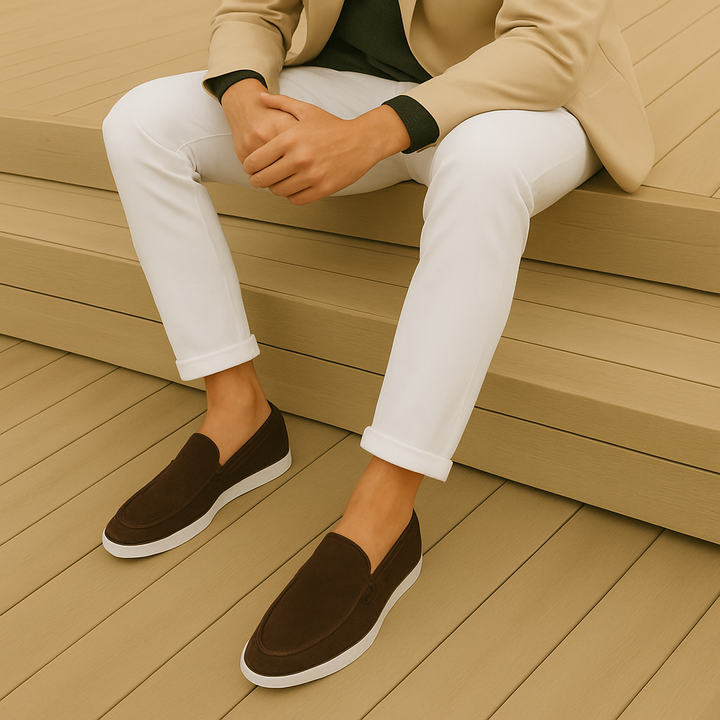 DANIEL - Elegante Loafers aus Wildleder
