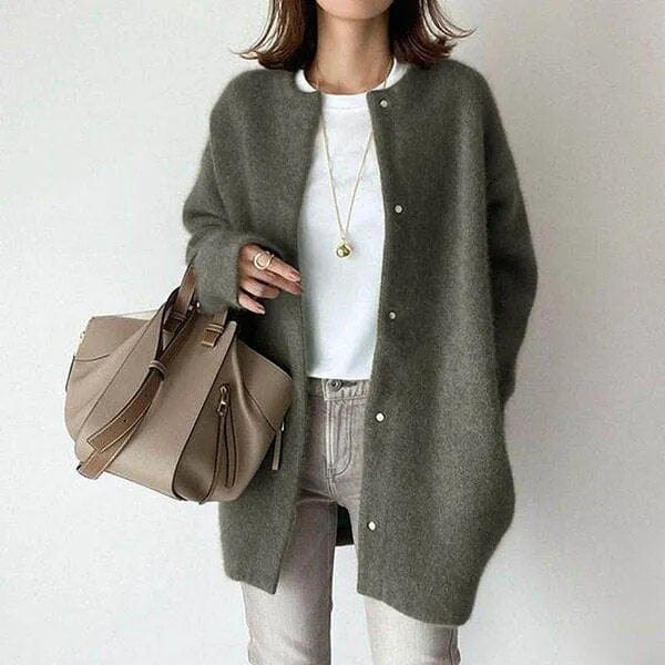 Vanna - LUXURIÖSE STRICKJACKE MIT KNÖPFEN