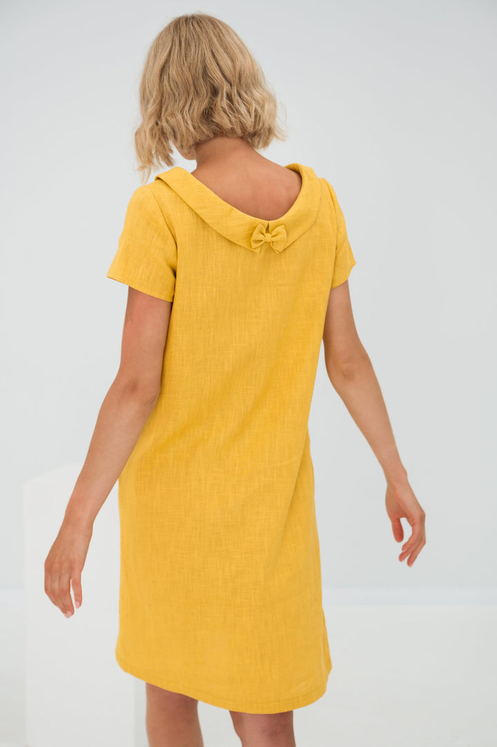 ANIKA - Schlichtes Leinenkleid