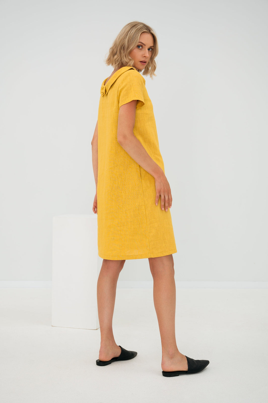 ANIKA - Schlichtes Leinenkleid