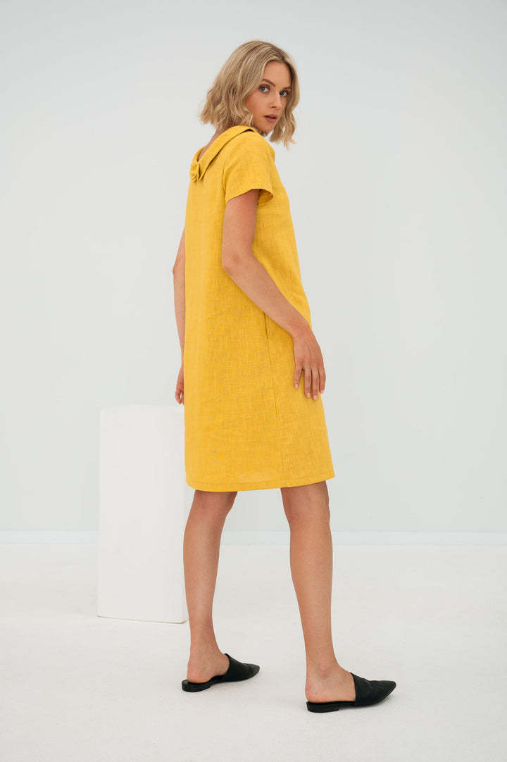 ANIKA - Schlichtes Leinenkleid