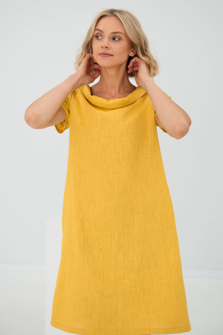 ANIKA - Schlichtes Leinenkleid