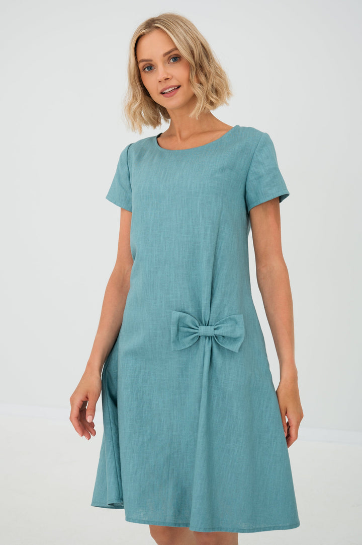 CELINA - Leinenkleid