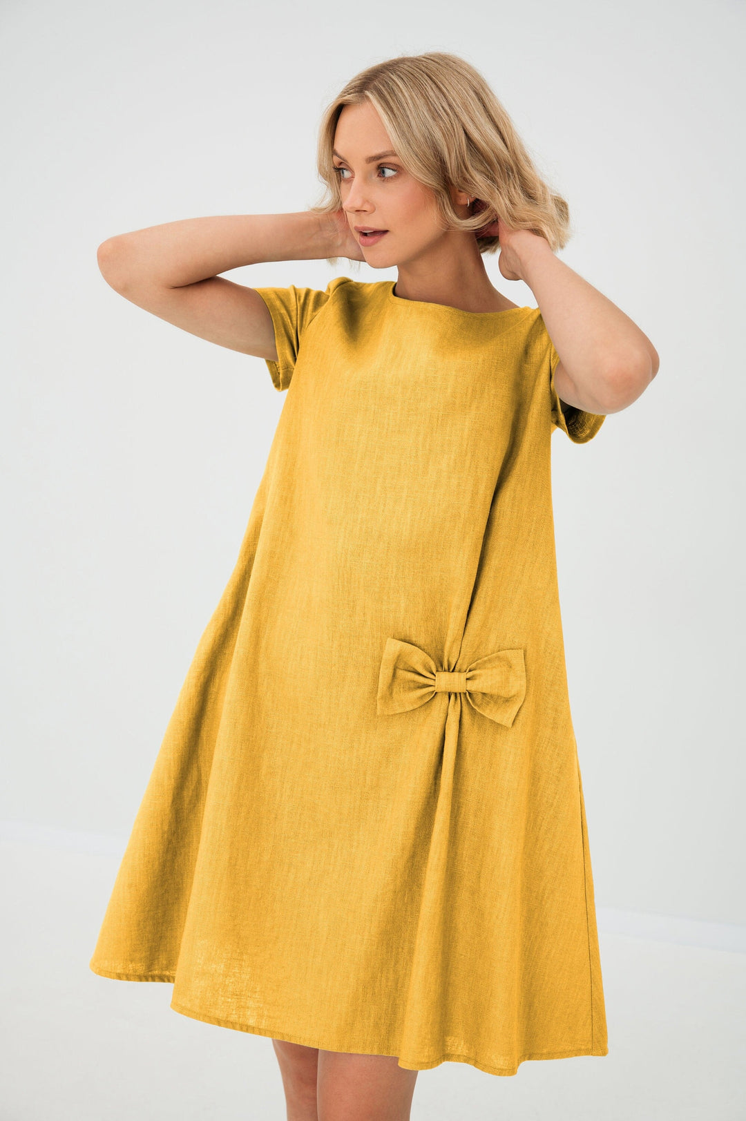 CELINA - Leinenkleid