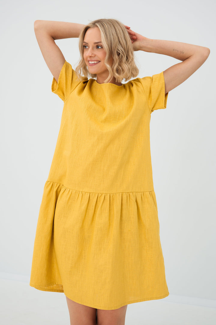 DAPHNE - Leinenkleid