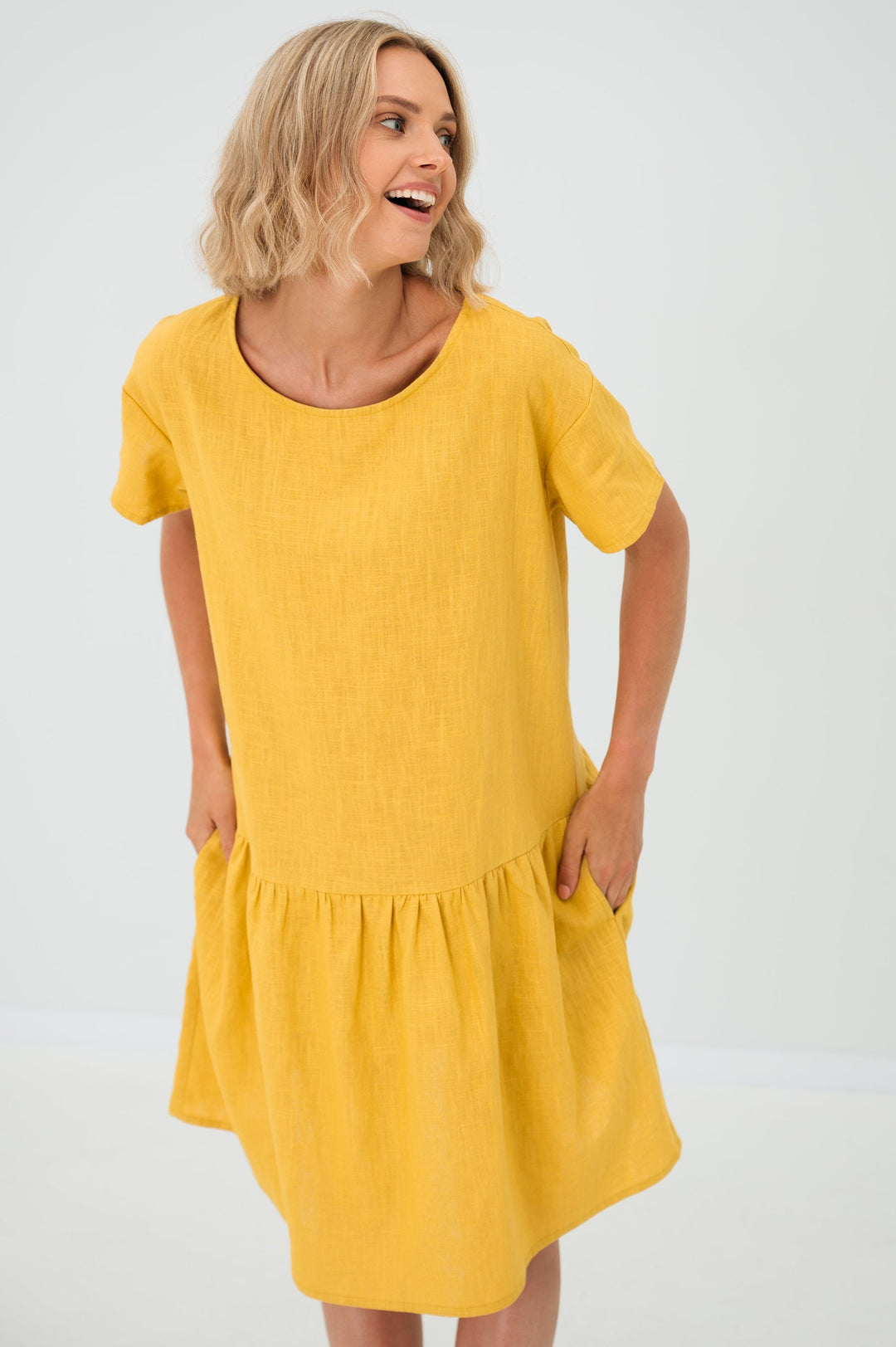 DAPHNE - Leinenkleid
