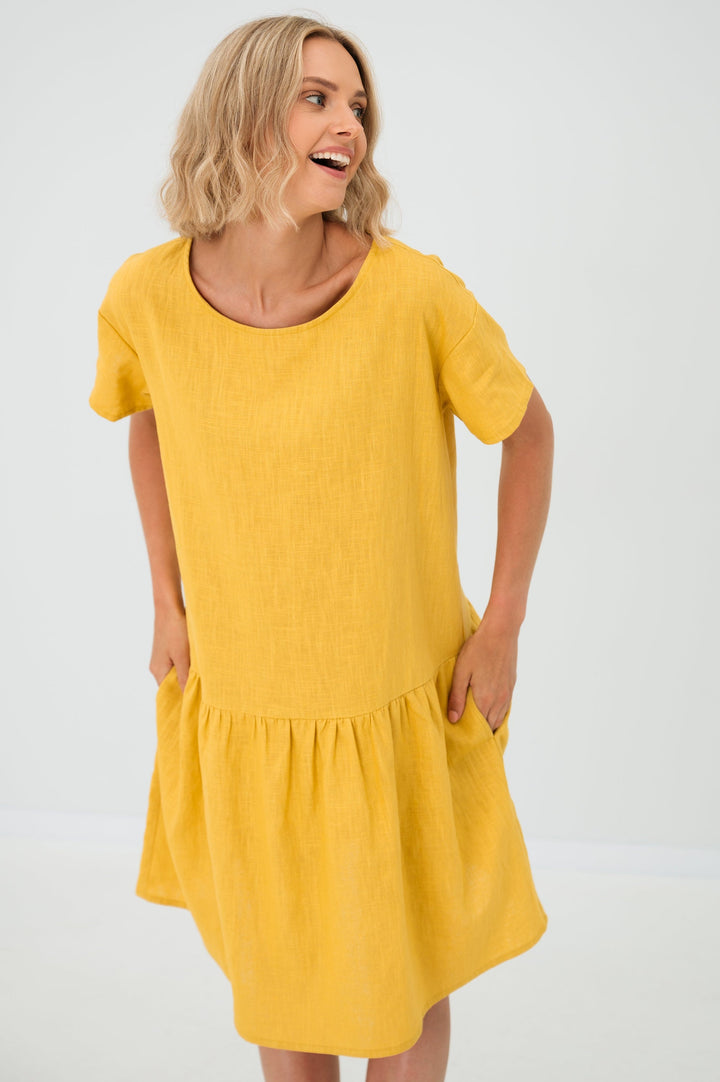 DAPHNE - Leinenkleid