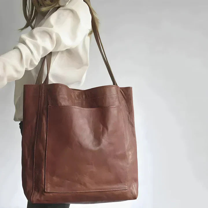 Elysia - Klassische Leder Tote
