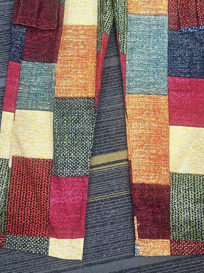 Evan – Patchwork Cargo-Hosen für Männer