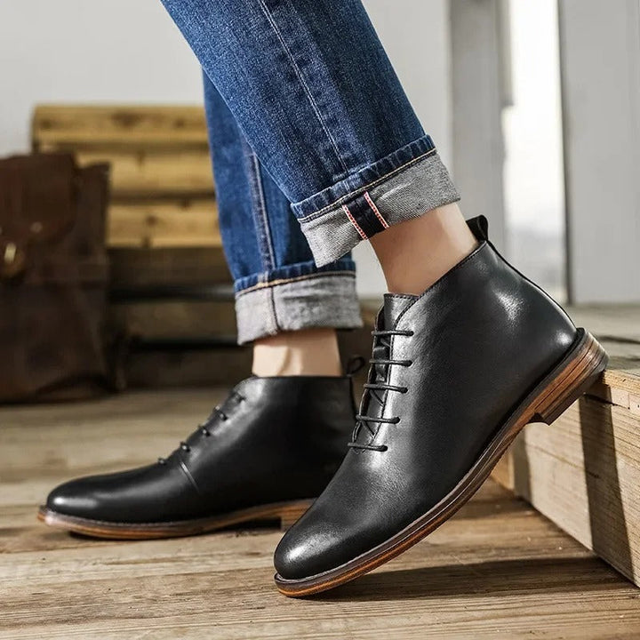 CEDRIC - Lederstiefel