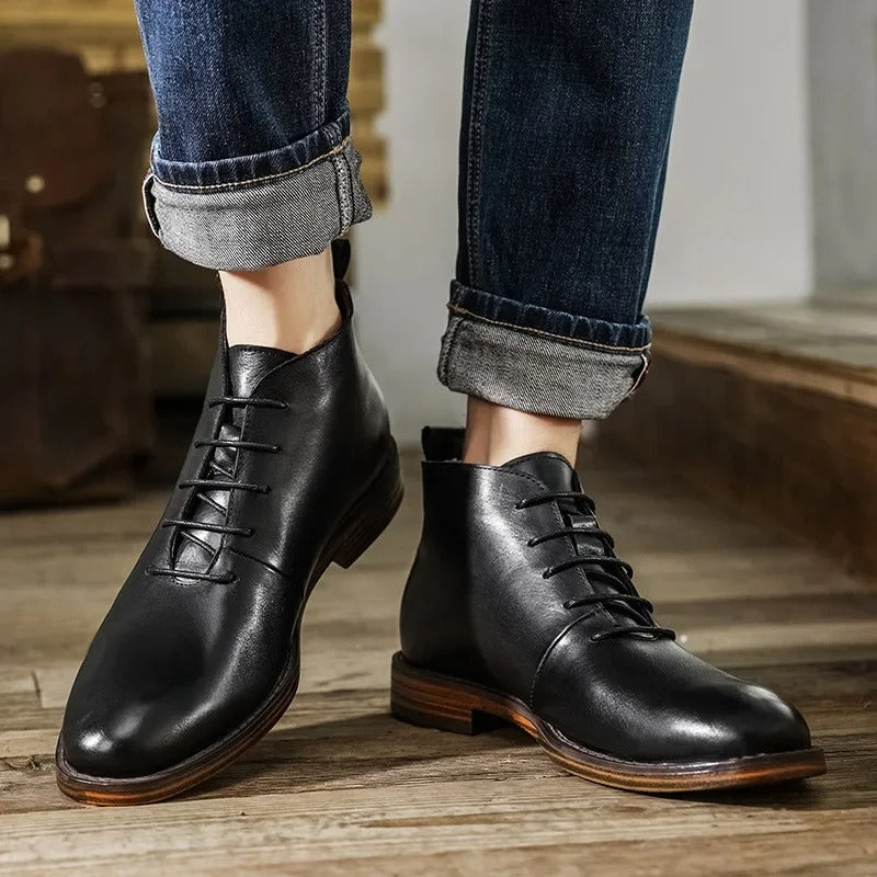 CEDRIC - Lederstiefel