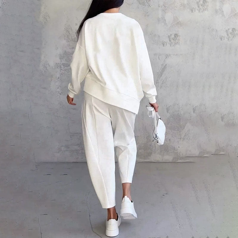 NYRA - Set Zwei Teile Rundhalsausschnitt Langarm