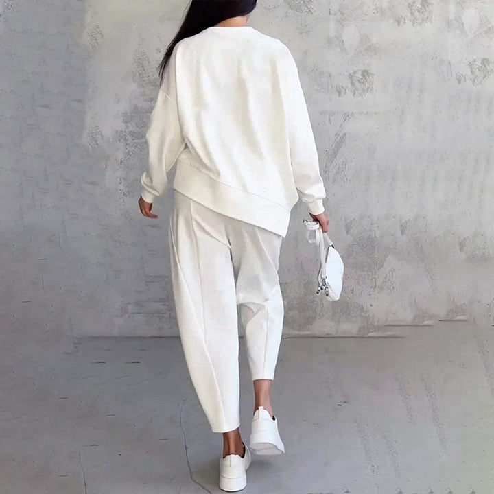 NYRA - Set Zwei Teile Rundhalsausschnitt Langarm