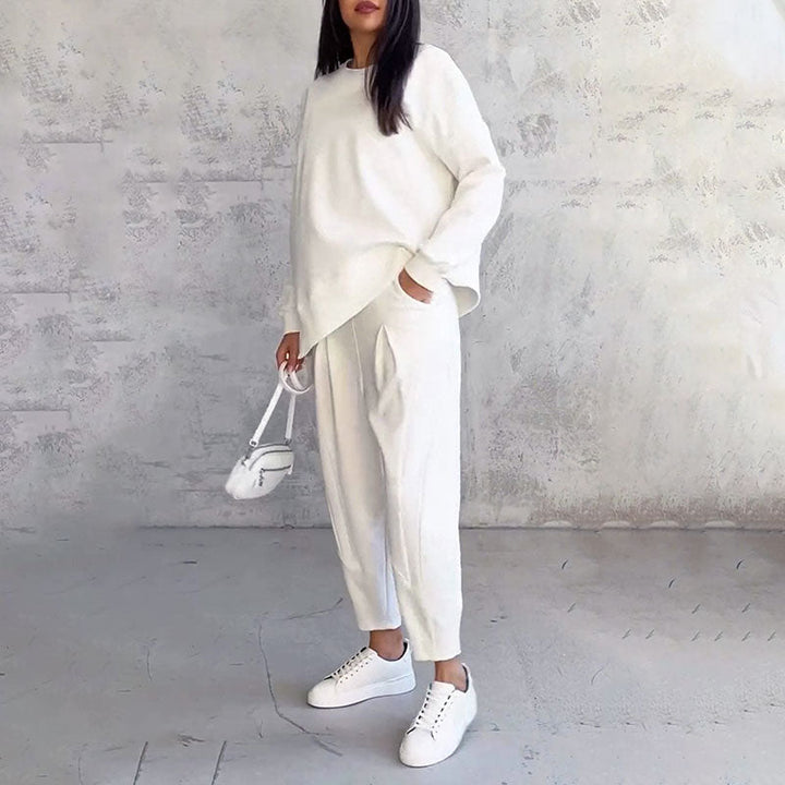 NYRA - Set Zwei Teile Rundhalsausschnitt Langarm