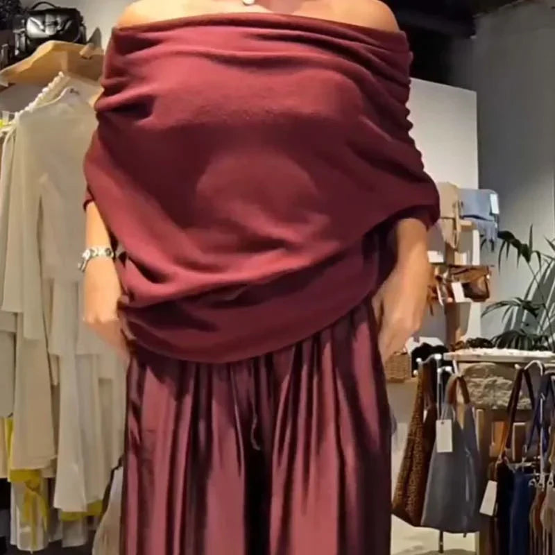 Gala – Elegantes Set mit schulterfreien Trägern