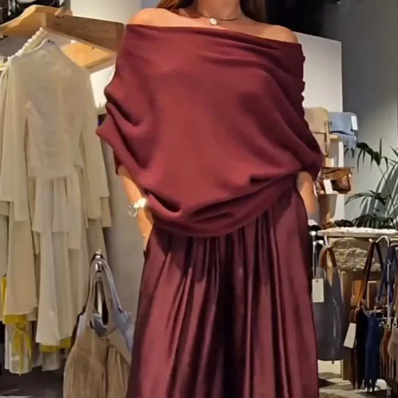 Gala – Elegantes Set mit schulterfreien Trägern