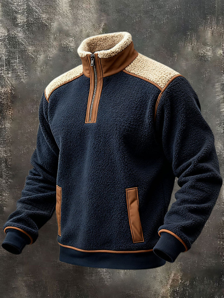 Rafael - Männlicher retro warmer Outdoor-Pullover