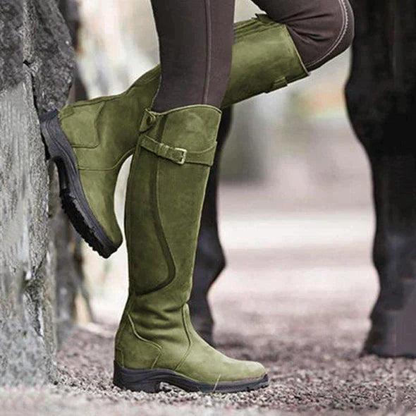 LARA - Wasserdichte Reitstiefel aus Leder
